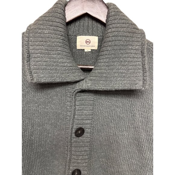 AG Adriano Goldschmied Men's Cardigan Sweater Grandpacore Grey Medium NWOT - Picture 3 of 10